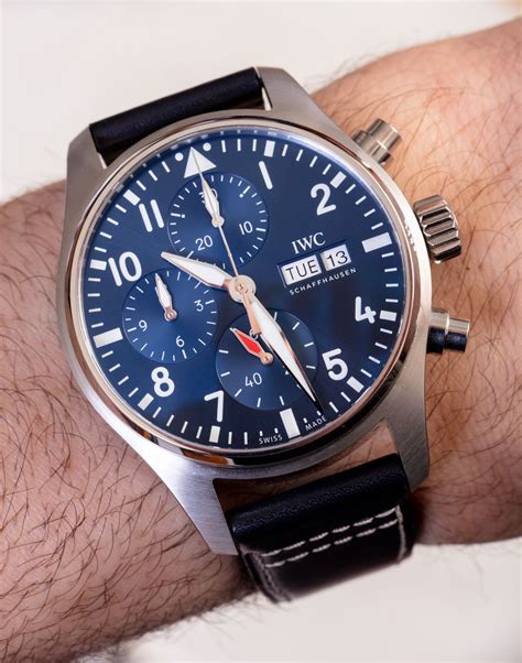 iwc chronograph 41 lug to lug|iwc pilot watch chronograph.